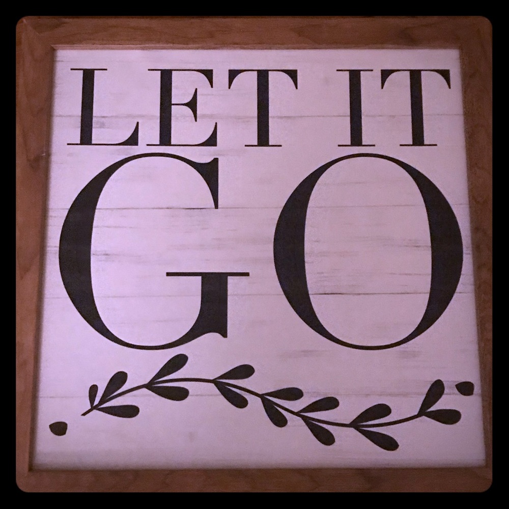 Let It Go wall plaque